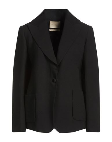 Momoní Woman Blazer Black Size 6 Viscose, Polyamide
