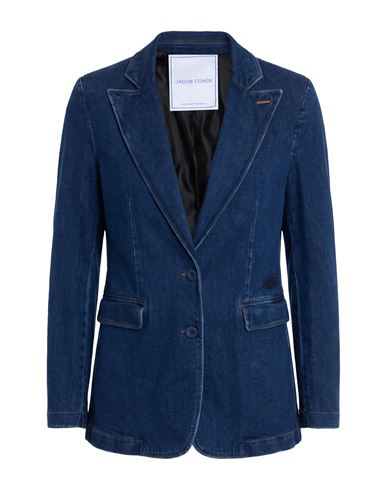 Jacob Cohёn Woman Blazer Blue Size 2 Cotton, Elastane