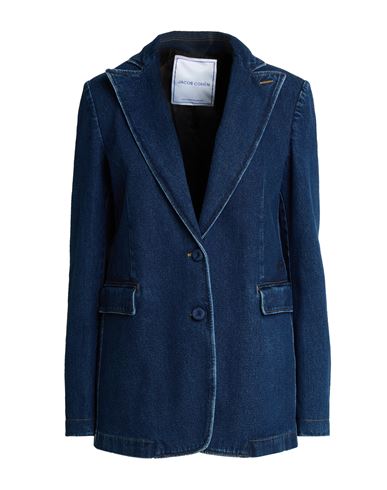 Jacob Cohёn Woman Blazer Blue Size 2 Cotton, Elastane
