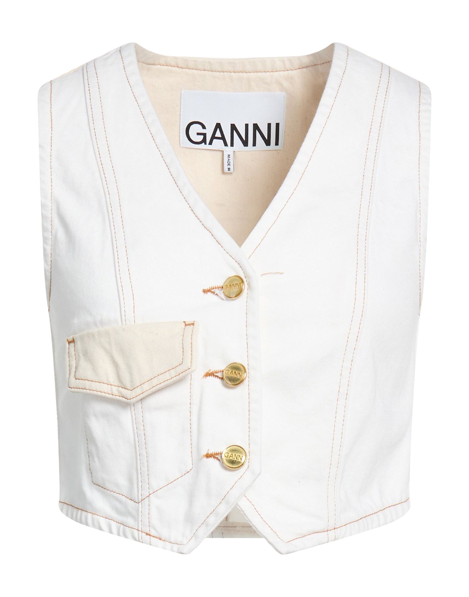 GANNI ΠΑΛΤΟ & ΤΖΑΚΕΤ Denim τζάκετ