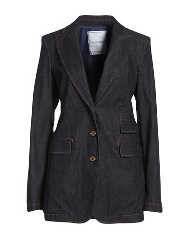 Jacob Cohёn Woman Blazer Blue Size 4 Cotton, Modal, Silk, Elastane