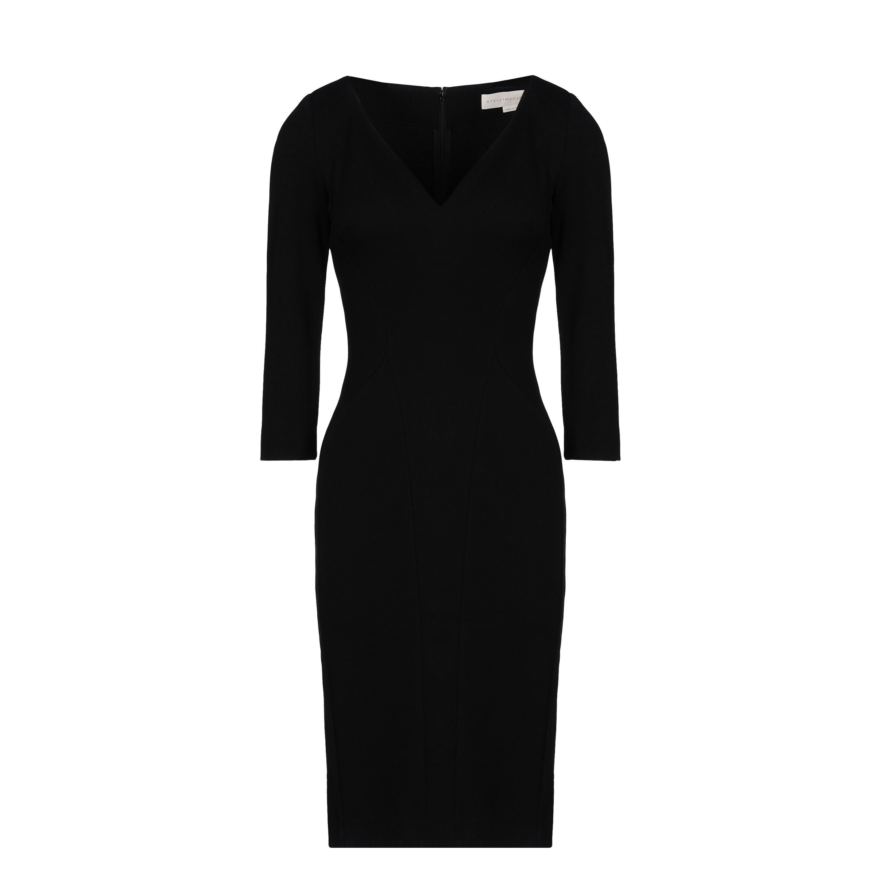Stella McCartney - Compact Jersey Long Sleeves Dress - Shop at the ...