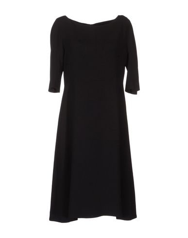Woman Midi dress Black Size 6 Acetate, Polyethylene