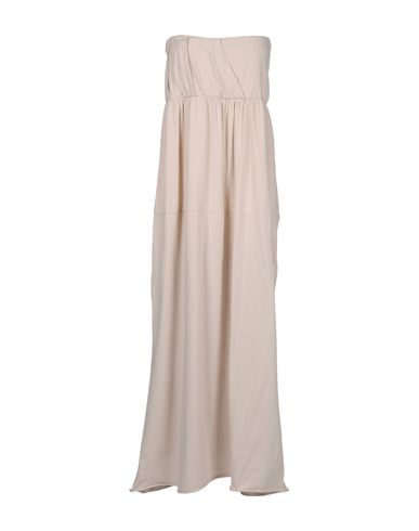 Woman Maxi dress Light grey Size 6 Cotton, Elastane