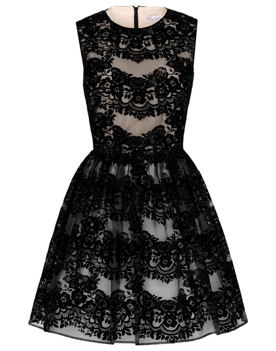 REDValentino Flock Printed Silk Dress - Dress for Women | REDValentino ...