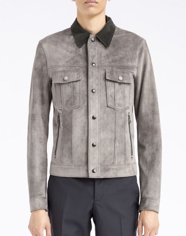 Lanvin Suede Jacket, Outerwear Men | Lanvin Online Store