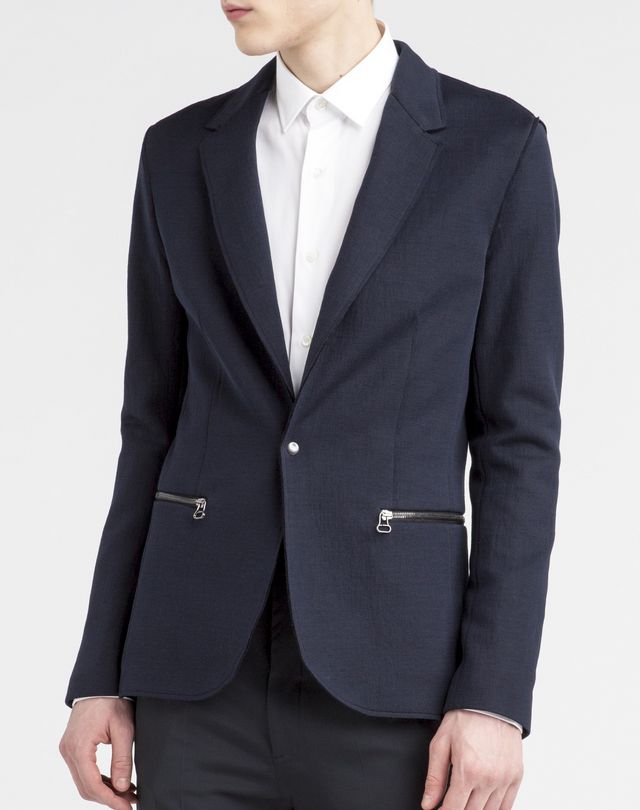 One Button Jersey Deconstructed Jacket, Jacket Men | Online Store