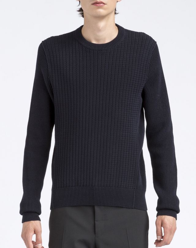 Lanvin Mix Knit Sweater, Knitwear & Sweaters Men | Lanvin Online Store