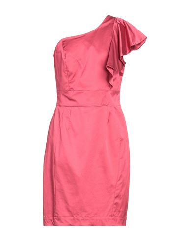 Marciano Woman Short dress Fuchsia Size 10 Cotton, Viscose, Elastane
