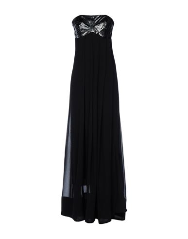 Pinko Woman Maxi Dress Black Size 6 Viscose, Polyamide, Elastane