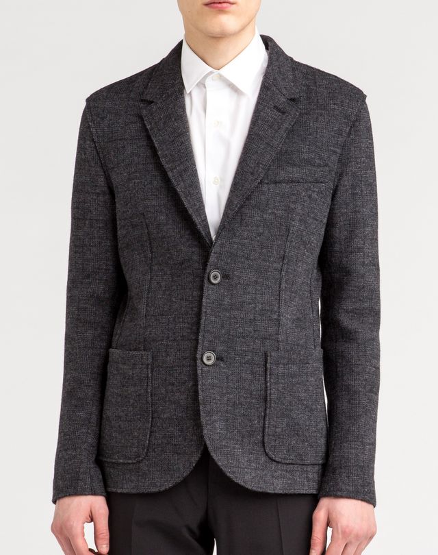 Prince Of Wales Jersey Jacket, Jacket Men | Online Store