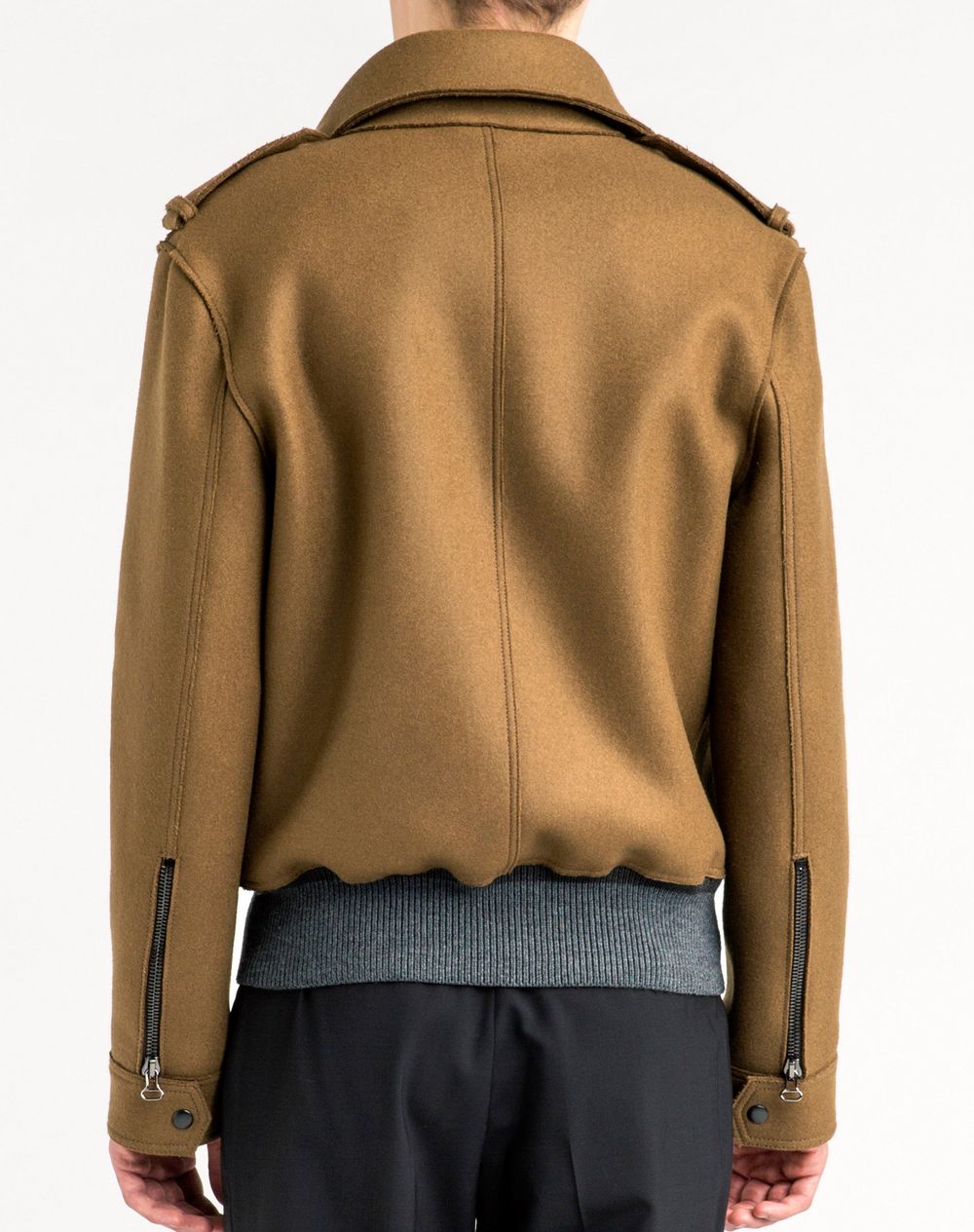 Lanvin Raw Edge Felt Jacket, Outerwear Men Lanvin Online Store