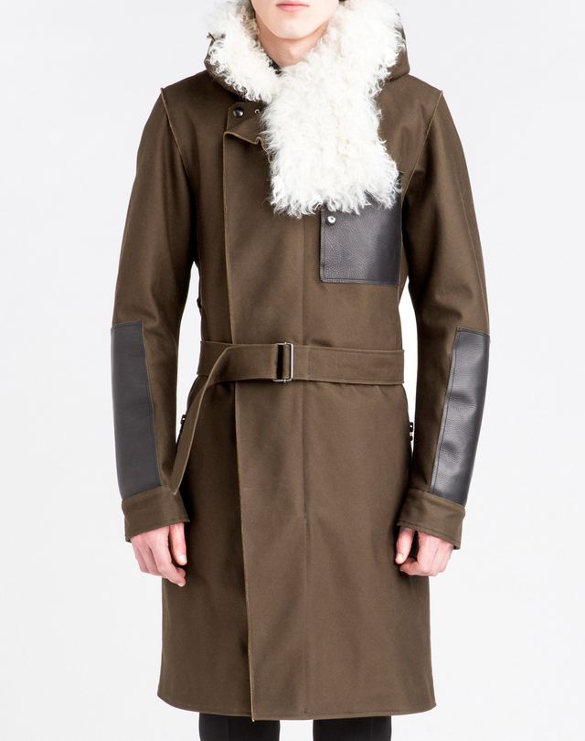 Parka With Removable Shearling Hood, Outerwear Men | Online Store