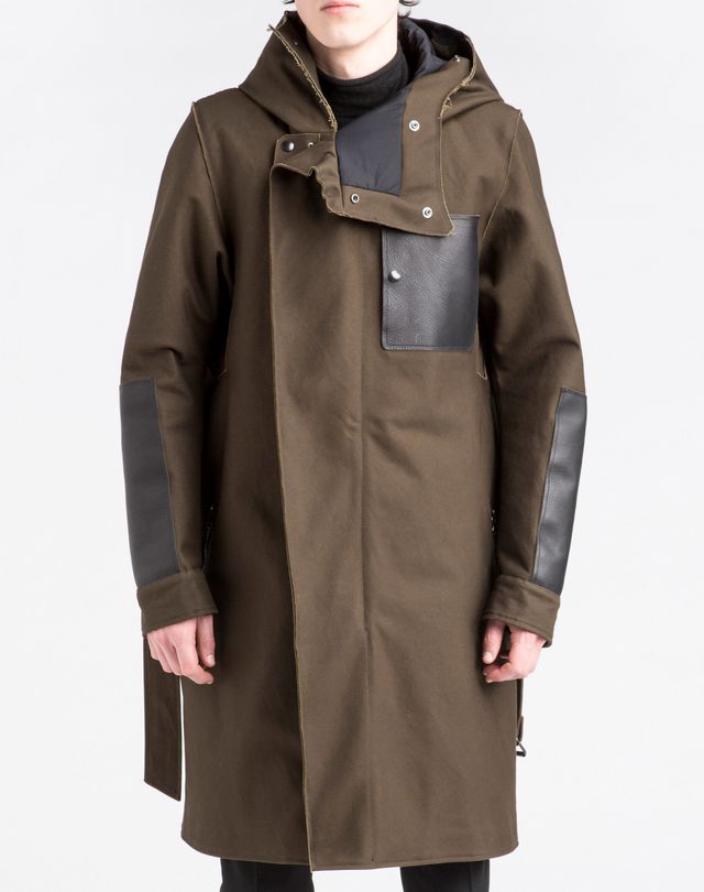 Lanvin Parka With Removable Shearling Hood, Outerwear Men | Lanvin ...