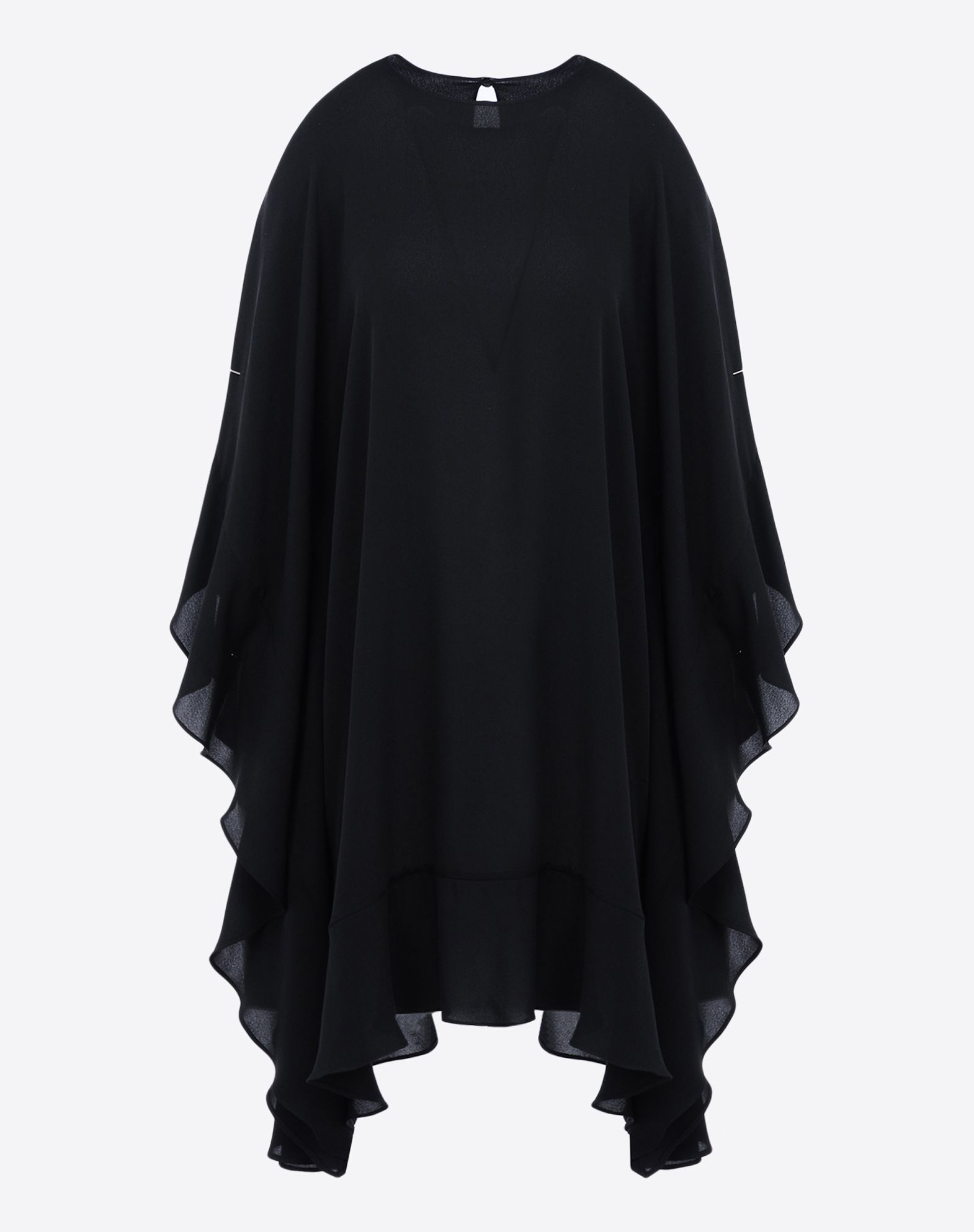 Valentino Poncho Dress With Ruffle, Dresses for Women - Valentino ...