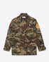 Saint Laurent Military Jacket In Vintage Camouflage Cotton | YSL.com