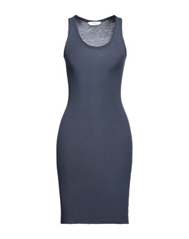 ..,merci Woman Mini dress Slate blue Size M Viscose, Wool