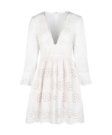 REDValentino Sangallo Embroidered Poplin Dress - Dress for Women ...