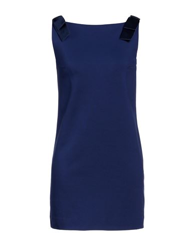 Dsquared2 Woman Mini Dress Blue Size S Viscose, Polyamide, Elastane, Silk