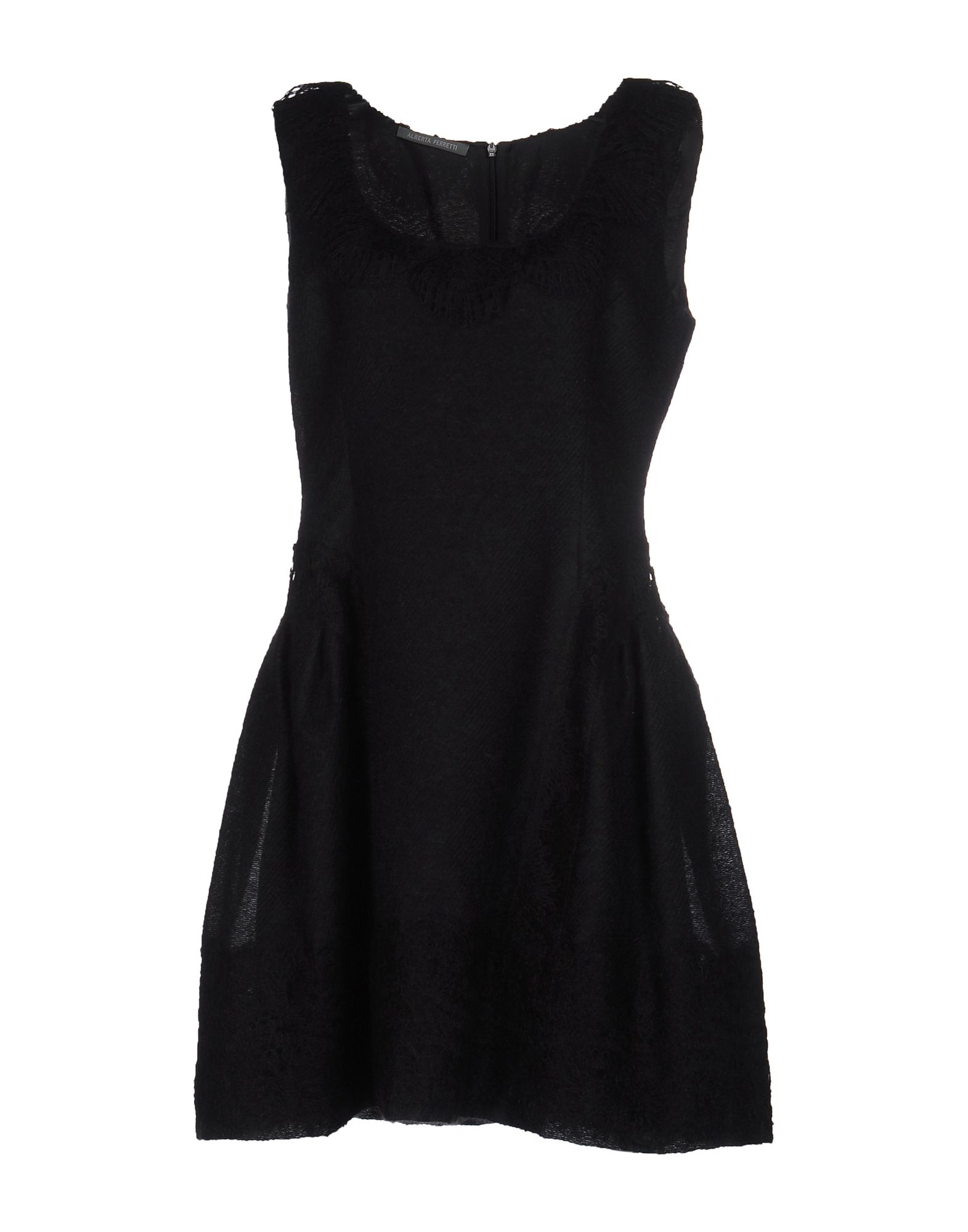 Alberta Ferretti Short Dress In Black | ModeSens