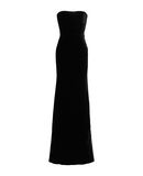 VICTORIA BECKHAM Damen Langes Kleid Farbe Schwarz Größe 2