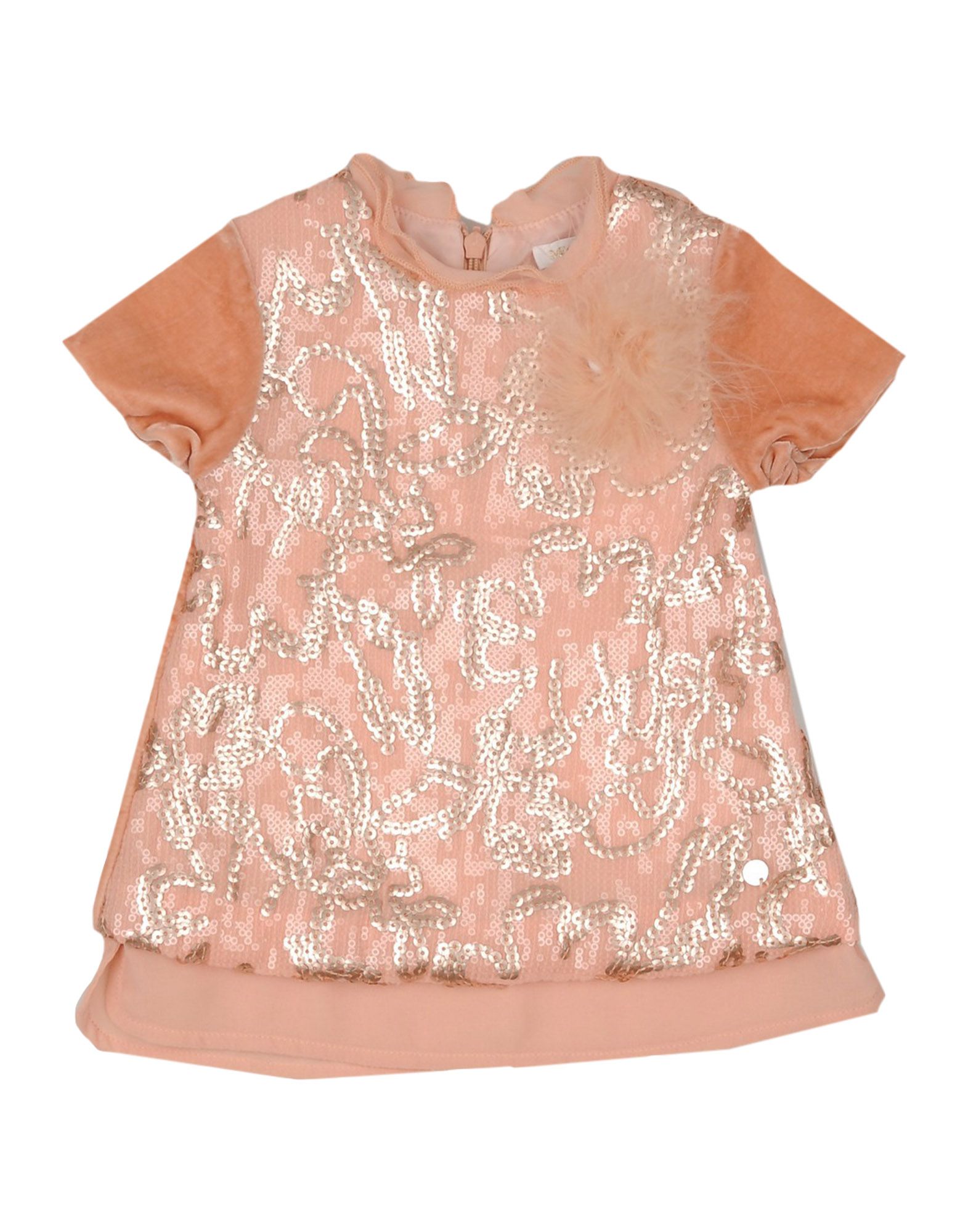 Microbe By Miss Grant Kids' Dresses In Pale Pink