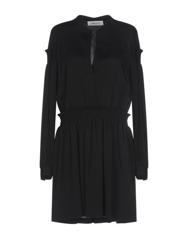 Woman Mini dress Black Size 8 Acetate, Silk