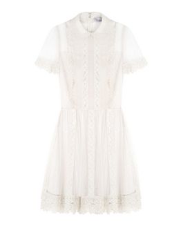 REDValentino Embroidered Tulle Dress - Dress for Women | REDValentino E ...