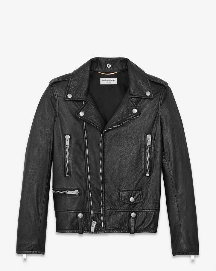 Saint Laurent Classic Motorcycle Jacket In Black Slouchy Leather | YSL.com