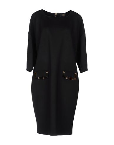 Woman Midi dress Black Size 14 Polyester, Elastane