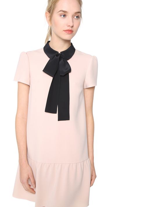 REDValentino BOW DETAIL FLUID CREPE DRESS - Dress for Women ...