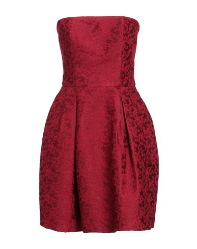 Shop Hanita Woman Mini Dress Red Size M Acrylic, Polyester, Nylon