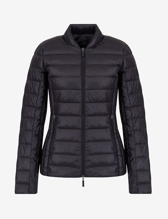 Armani Exchange Giubbotto Puffer Nero Poliammide