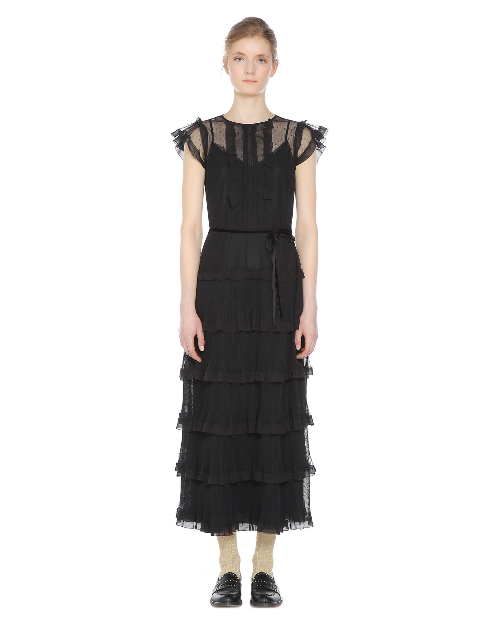 REDValentino TULLE AND SILK DRESS - Dress for Women | REDValentino E-Store