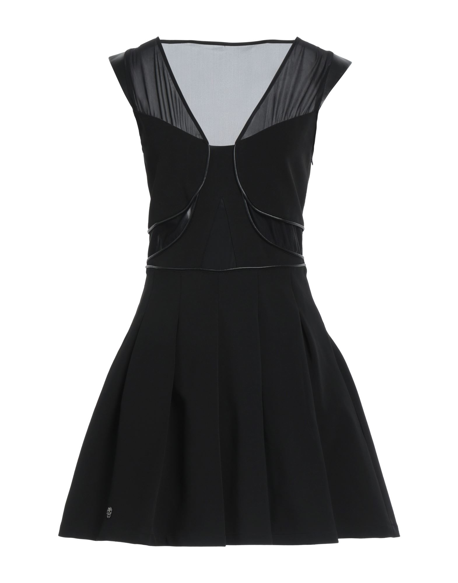 Philipp Plein Short Dresses In Black