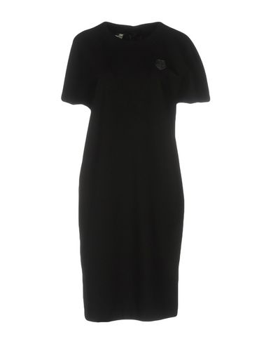 Love Moschino Woman Midi dress Black Size 4 Viscose, Polyamide, Elastane