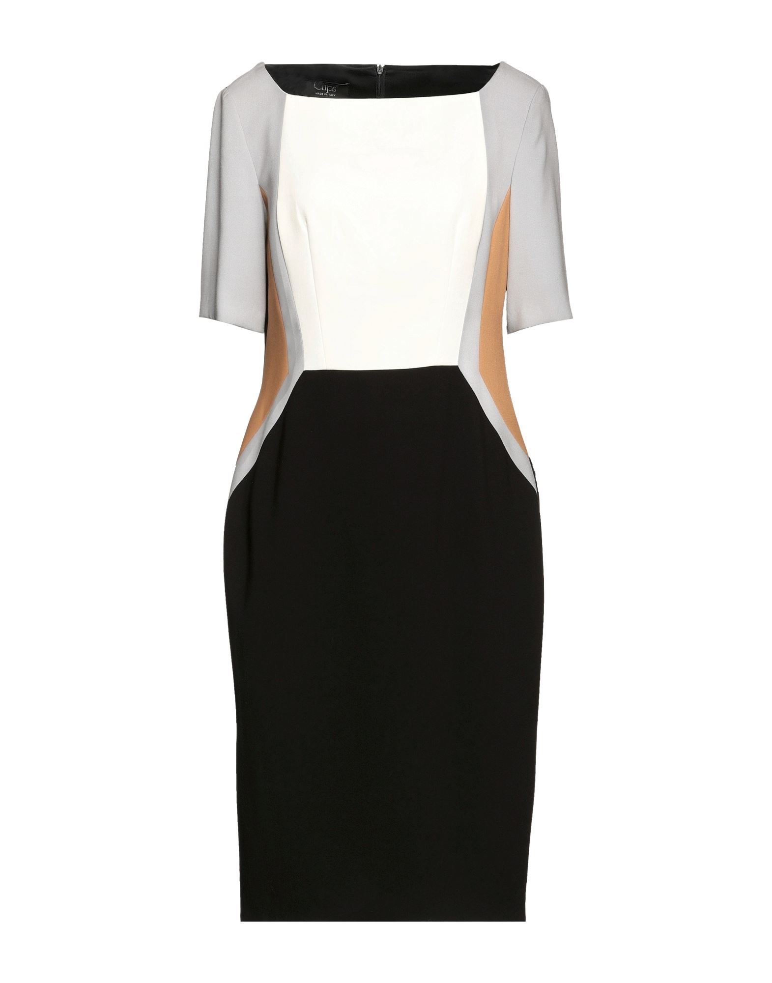 Clips Midi Dresses In Light Grey ModeSens