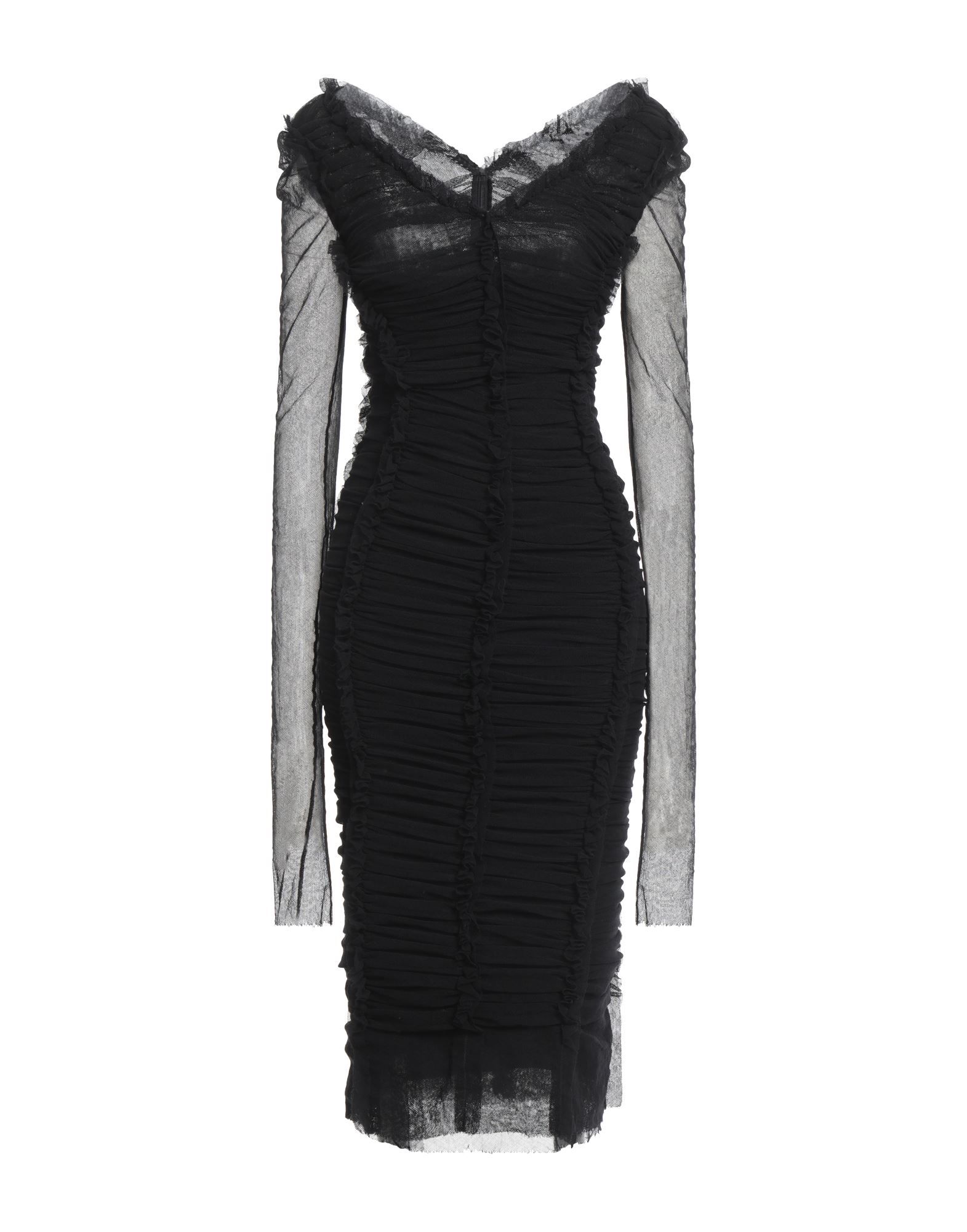 Dolce & Gabbana Midi Dresses In Black | ModeSens