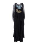 DOLCE & GABBANA Damen Langes Kleid Farbe Schwarz Gr��e 2