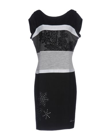 Desigual Woman Short dress Black Size S Polyester, Cotton, Viscose, Elastane