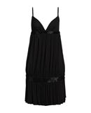 GUESS Damen Knielanges Kleid Farbe Schwarz Gr��e 5