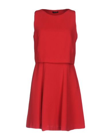 Woman Mini dress Red Size L Polyester, Elastane