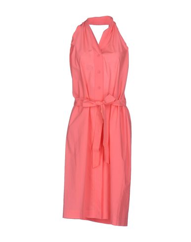 Woman Midi dress Camel Size 8 Cotton