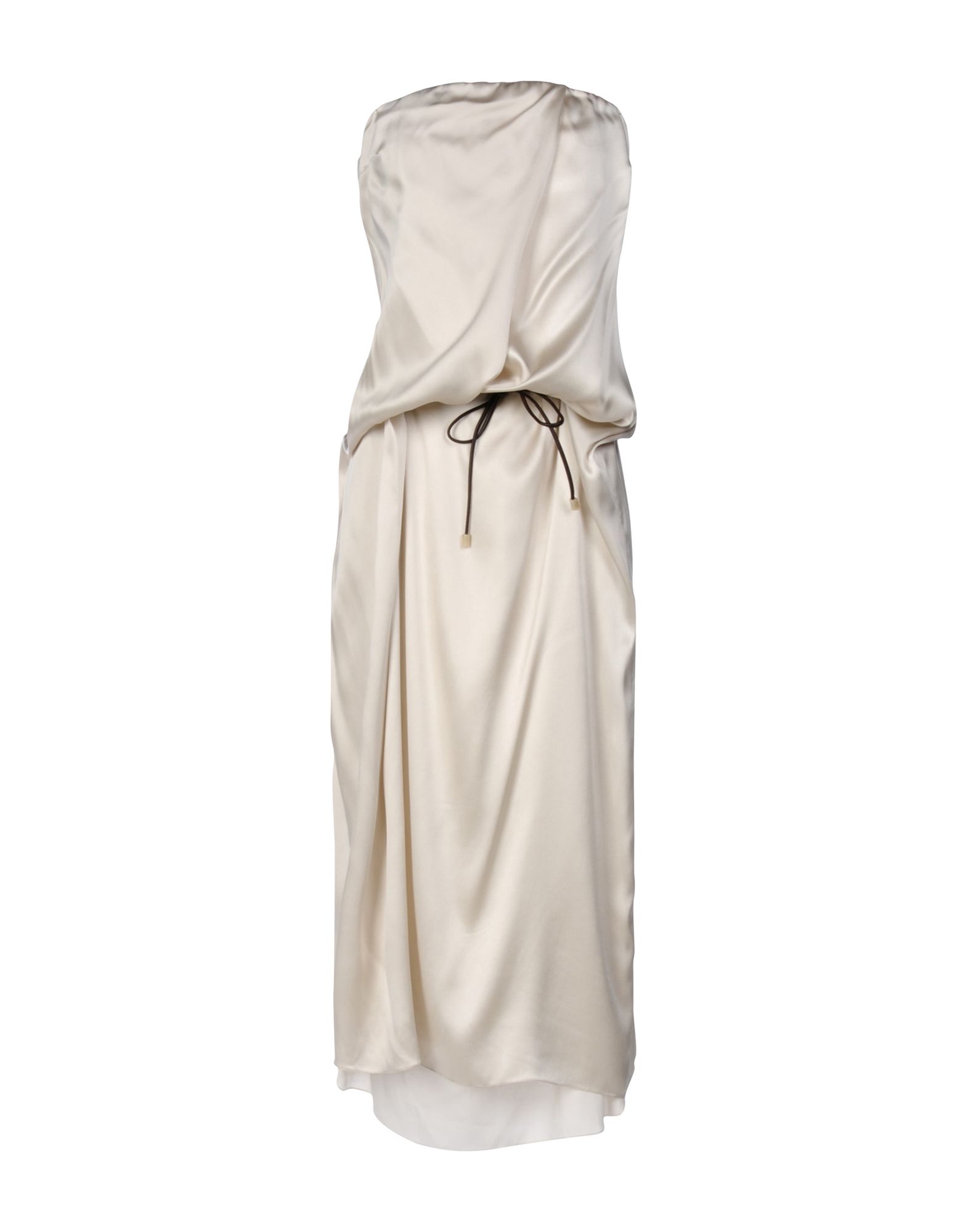 brunello cucinelli 中长款连衣裙 in ivory