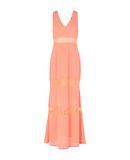 RB COLLECTION PRIV� Damen Langes Kleid Farbe Lachs Gr��e 6