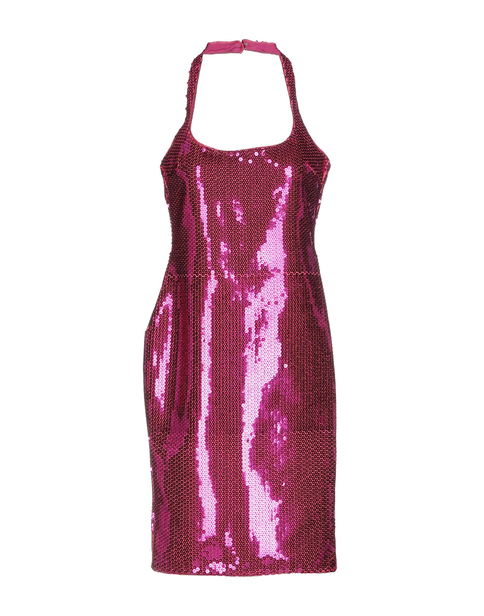 Jeremy Scott Short Dresses In Fuchsia
