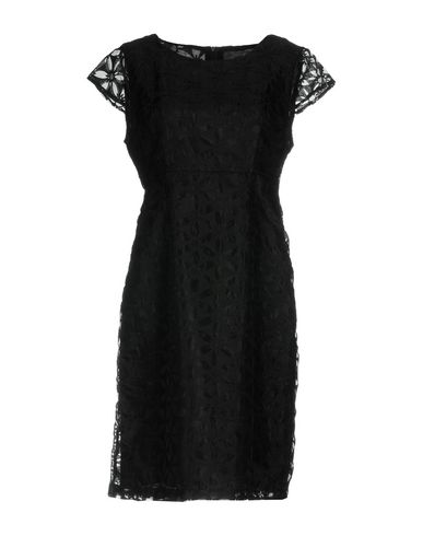 Hanita Woman Short dress Black Size XS Cotton, Polyester, Nylon