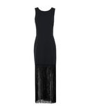 PRABAL GURUNG Damen Langes Kleid Farbe Schwarz Größe 3