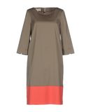 MAISON COMMON Damen Knielanges Kleid Farbe Taubengrau Gr��e 6