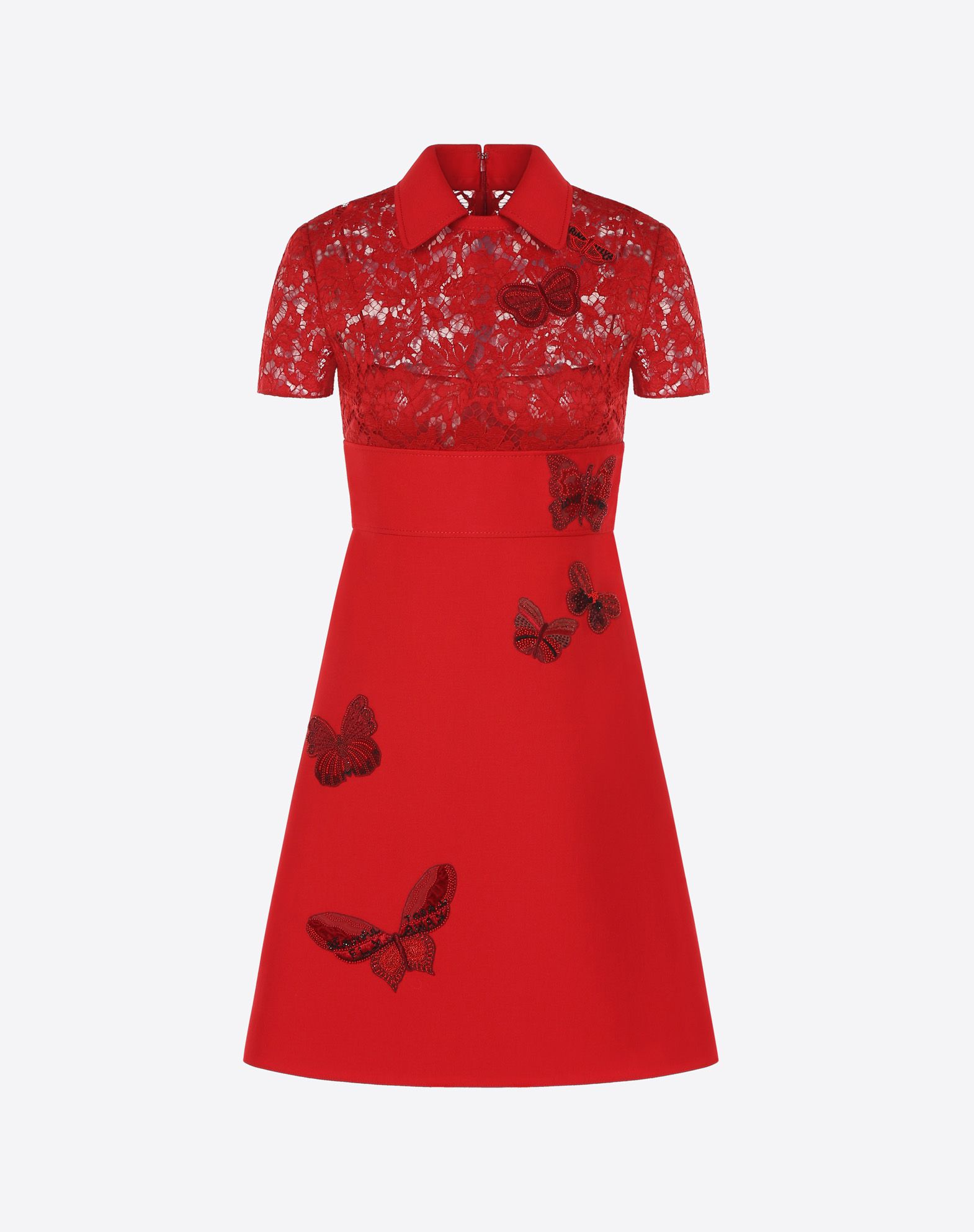 red valentino butterfly dress